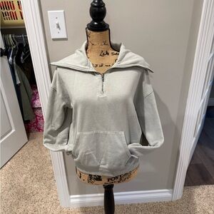 Hippie Rose Quarter-Zip Sweater
